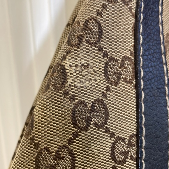 Gucci - Classic Canvas Leather Medium Tote bag - Brown - Picture 6 of 16